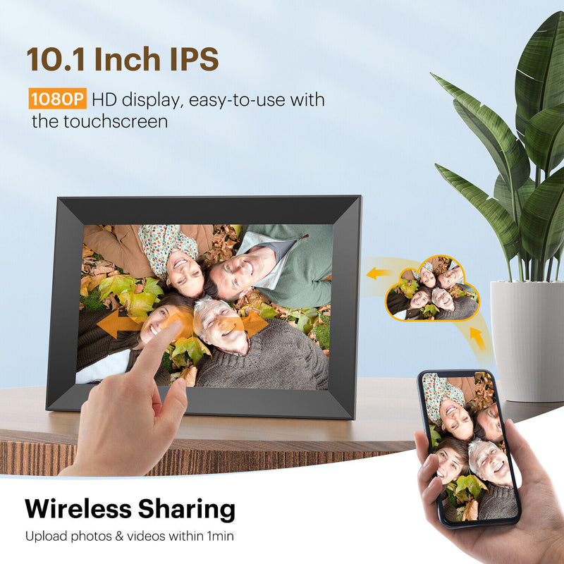 Digital Photo Frame, Wi-Fi, HD Touch-Screen 16GB (10.1-inch)